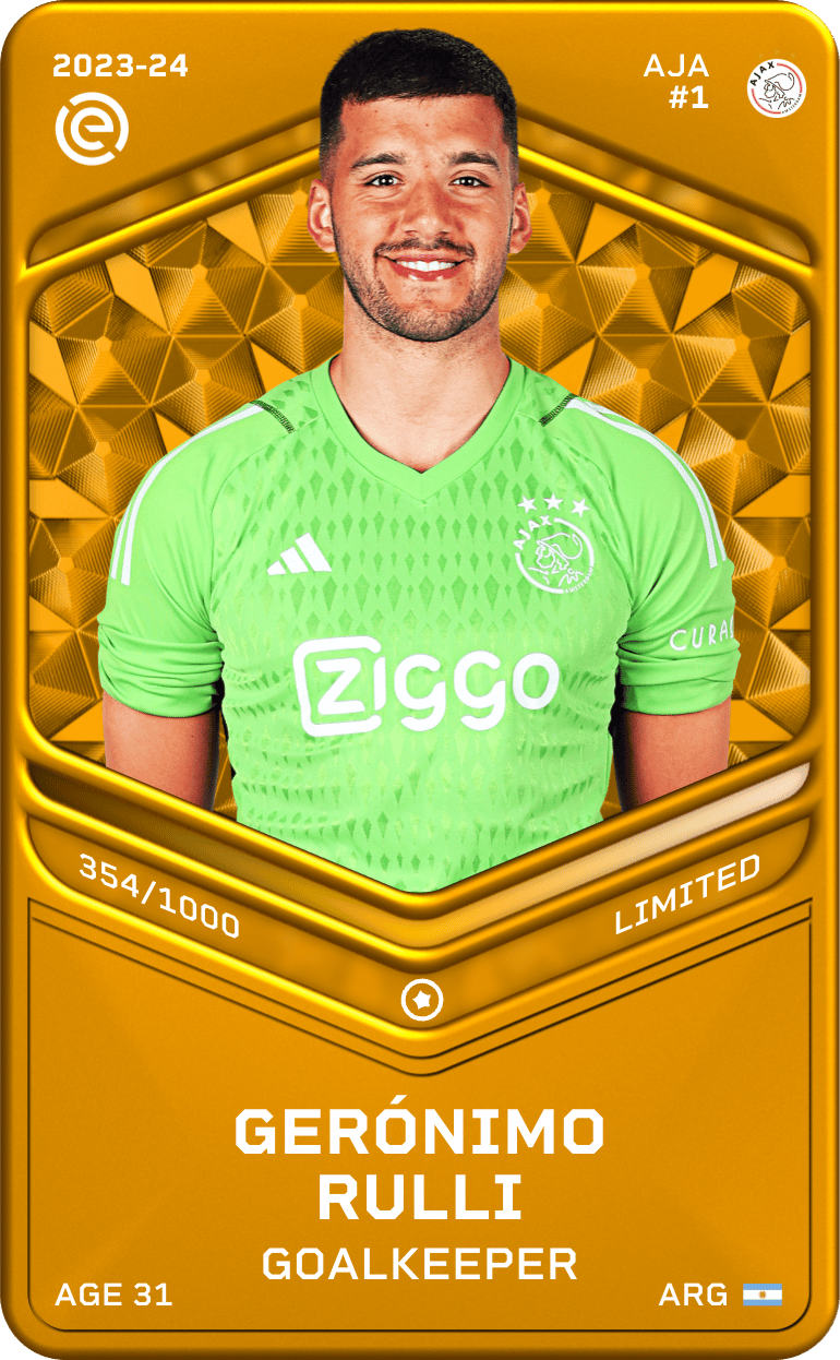 Gerónimo Rulli 2023-24 • Limited 354/1000