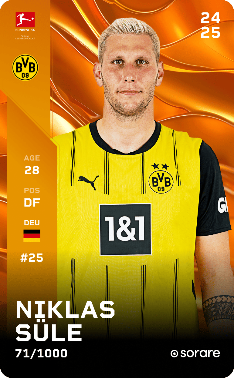 Niklas Süle 2024-25 • Limited 71/1000