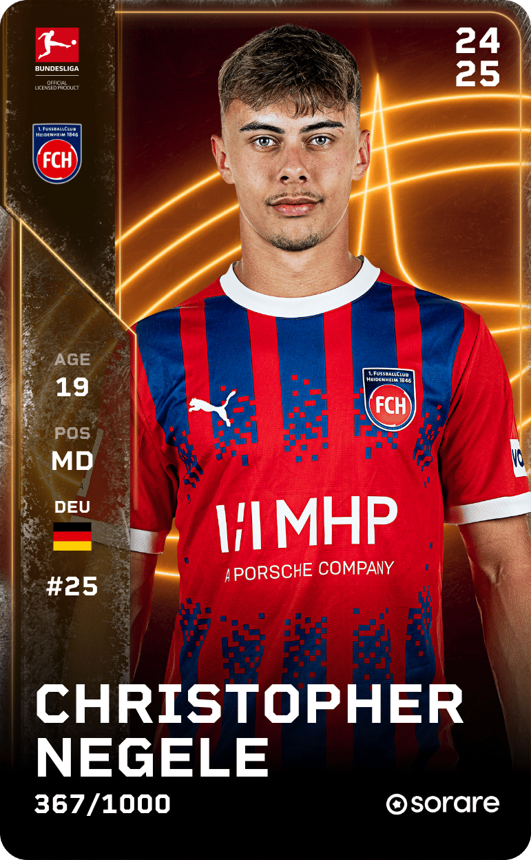 Christopher Negele 2024-25 • Limited 367/1000