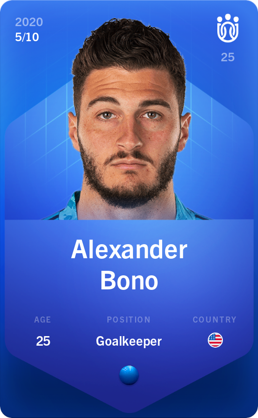 Sorare - Sorare Official - Alexander Bono 2020-21 • Super Rare 5/10 - NFT # 41616212257522122613643149967107080631879502823270985879499779018506112843279