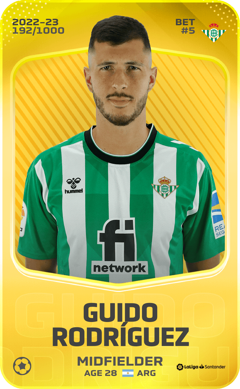 Guido Rodríguez 2022-23 • Limited 192/1000