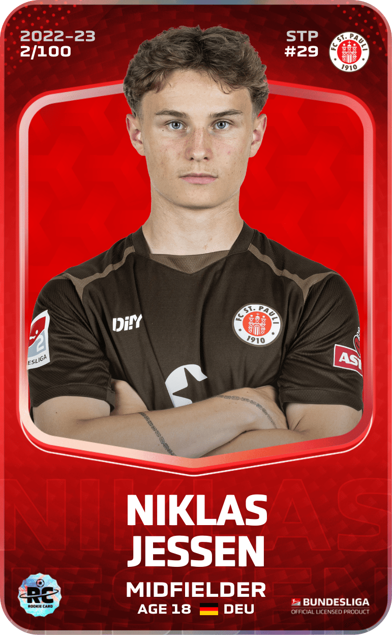 Niklas Jessen 2022-23 • Rare 2/100