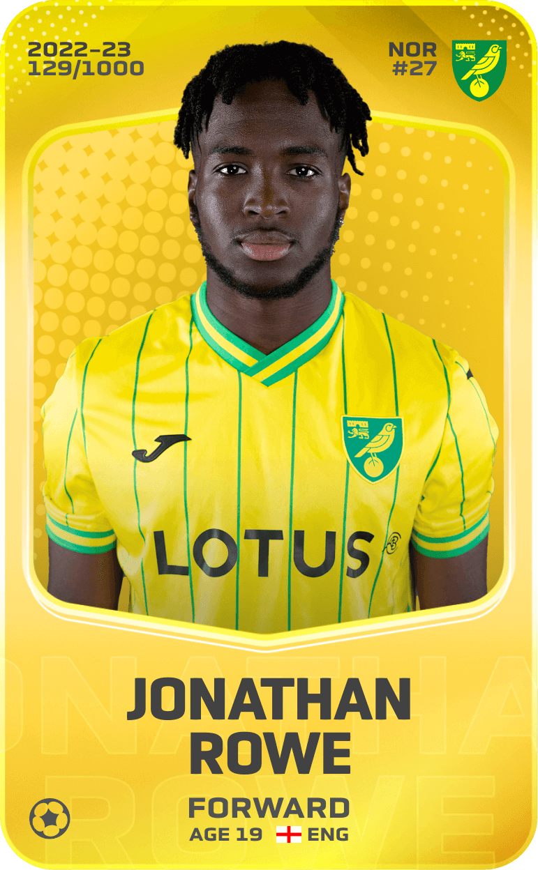 Jonathan Rowe 2022-23 • Limited 129/1000
