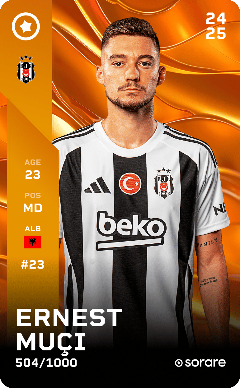 Ernest Muçi 2024-25 • Limited 504/1000