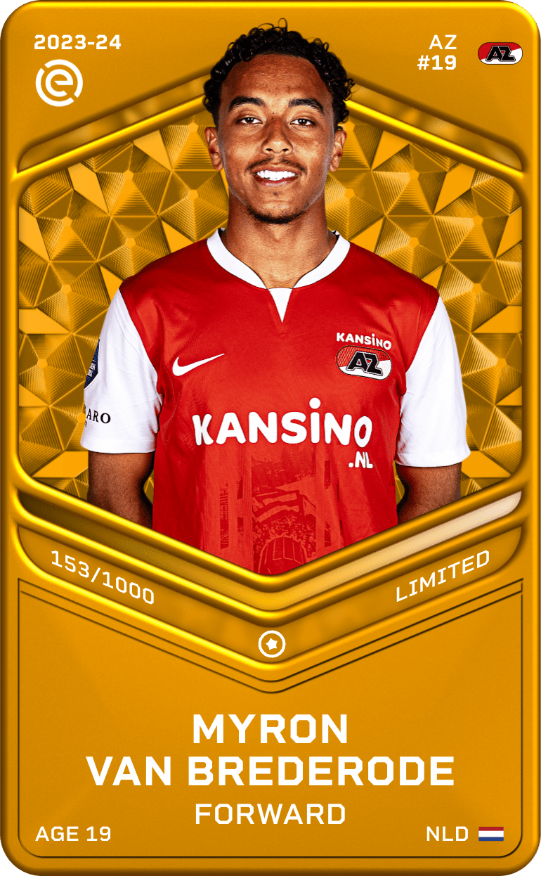 Myron van Brederode 2023-24 • Limited 153/1000