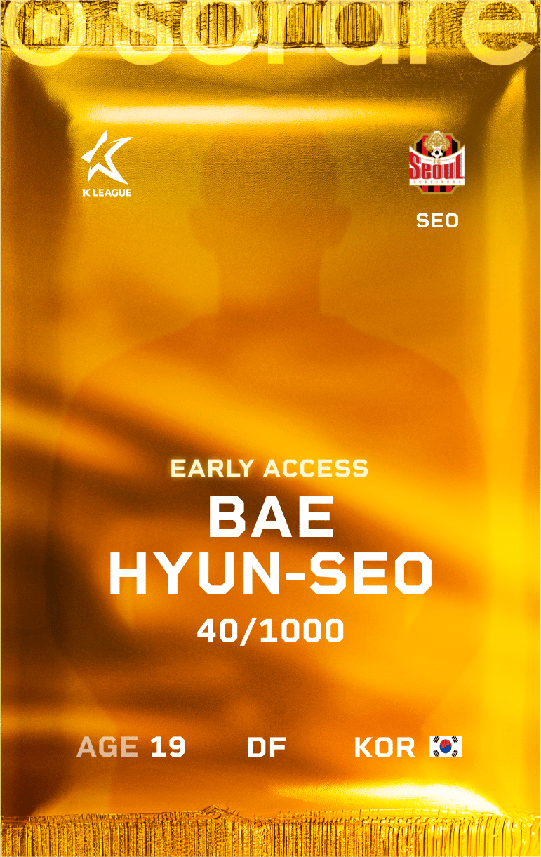 Bae Hyun-Seo 2025-26 • Limited 40/1000