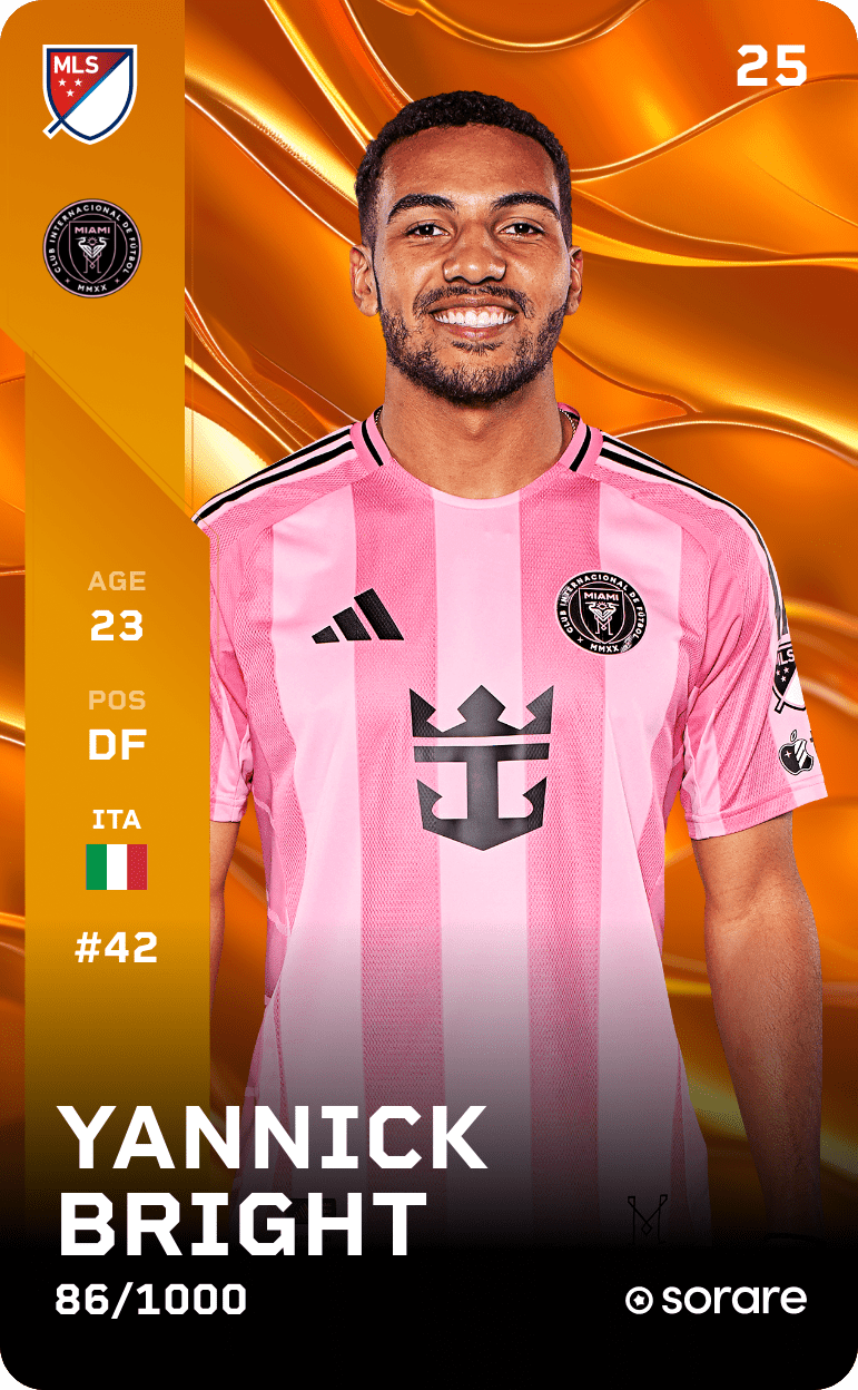 Yannick Bright 2025-26 • Limited 86/1000