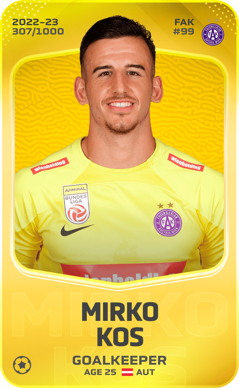 Mirko Kos 2022-23 • Limited 307/1000