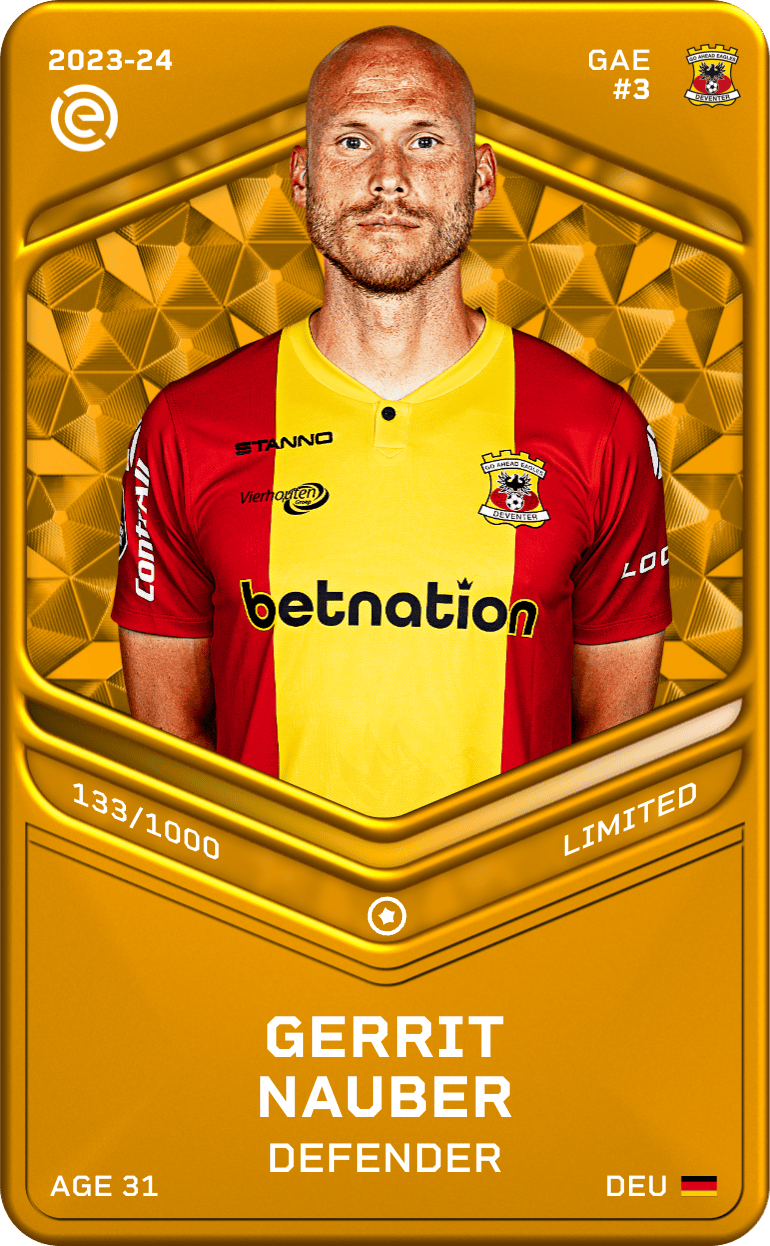 Gerrit Nauber 2023-24 • Limited 133/1000