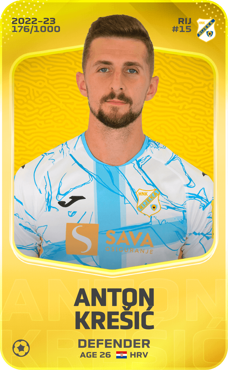 Anton Krešić 2022-23 • Limited 176/1000