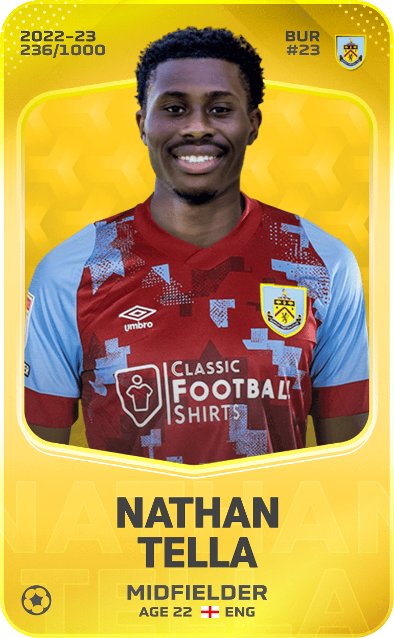 Nathan Tella 2022-23 • Limited 236/1000