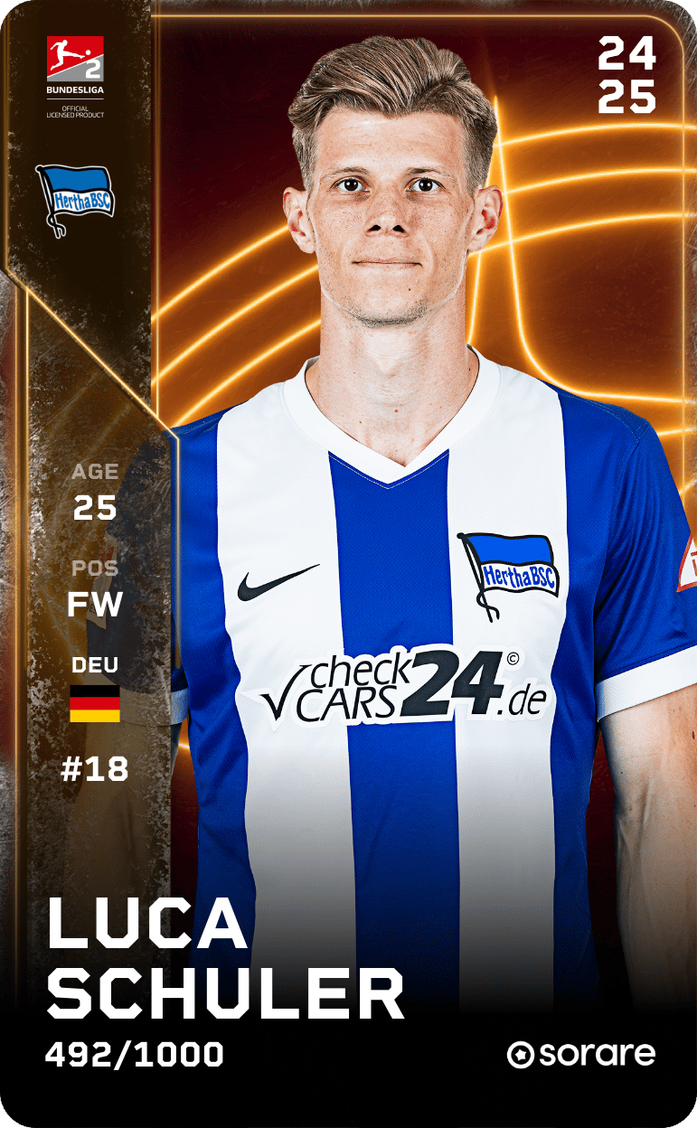 Luca Schuler 2024-25 • Limited 492/1000