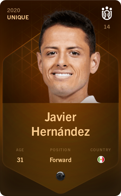 Sorare - Sorare Official - Javier Hernández 2020-21 • Unique - NFT # 51704580786924711986823018038793027151018727400111757140003546560356141239953
