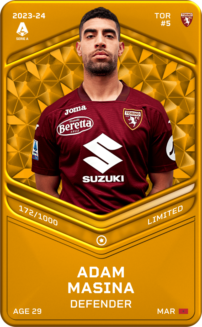 Adam Masina 2023-24 • Limited 172/1000