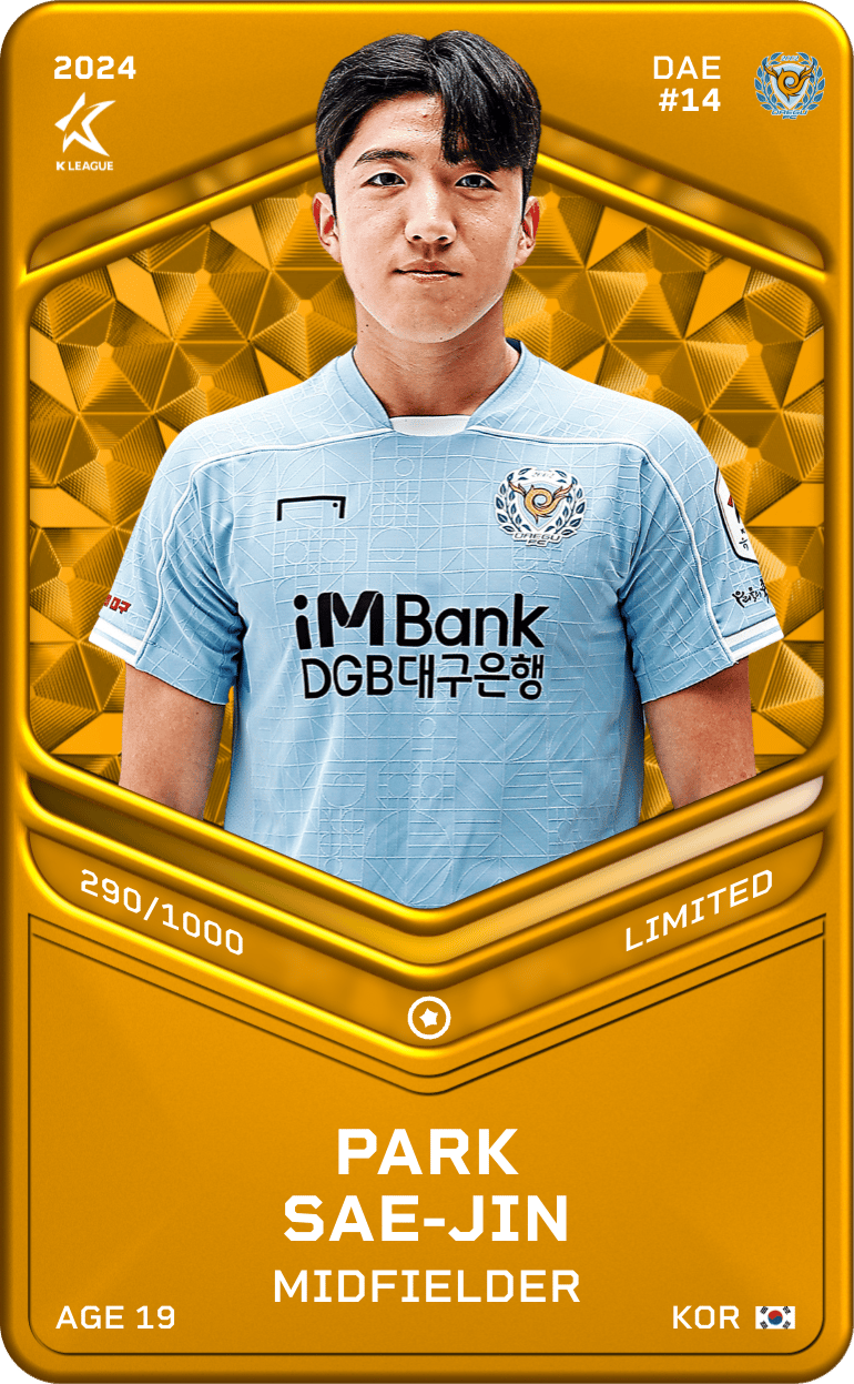 Park Se-Jin 2024-25 • Limited 290/1000