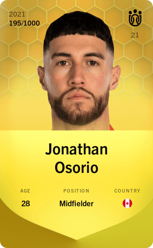 Jonathan Osorio 2021-22 • Limited 195/1000