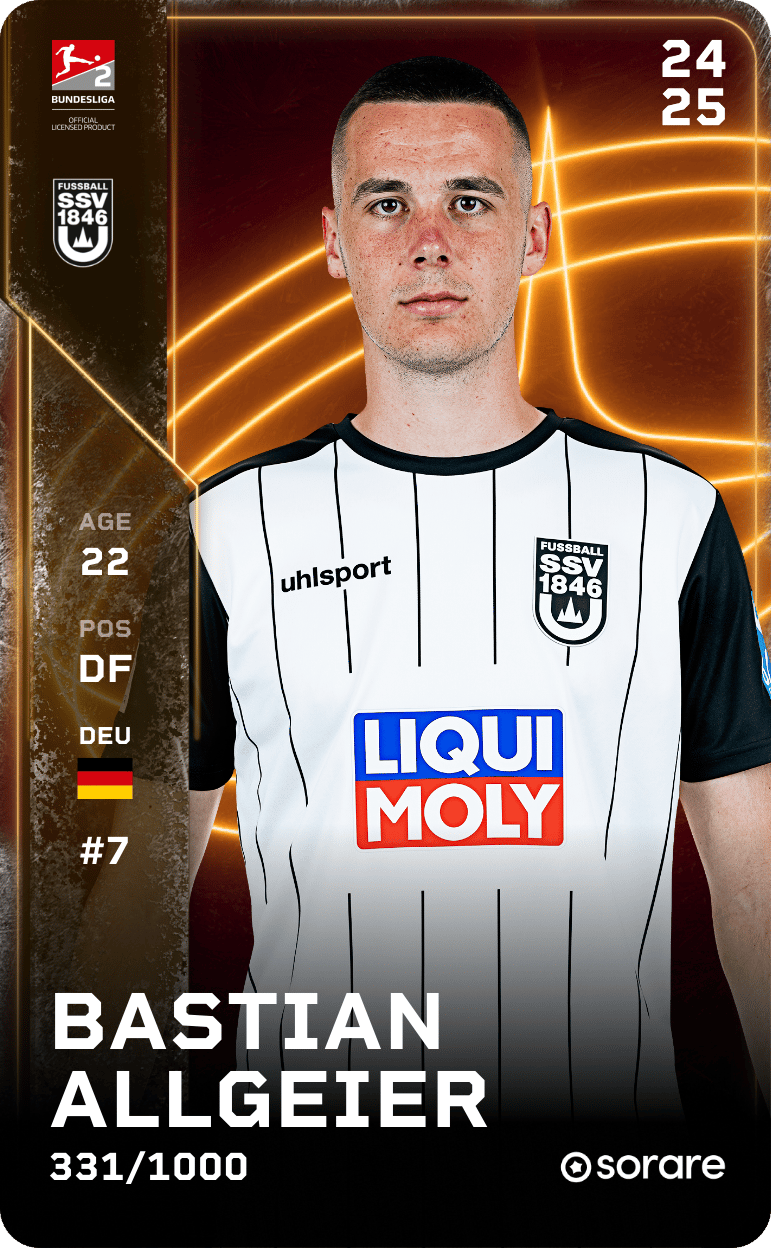Bastian Allgeier 2024-25 • Limited 331/1000