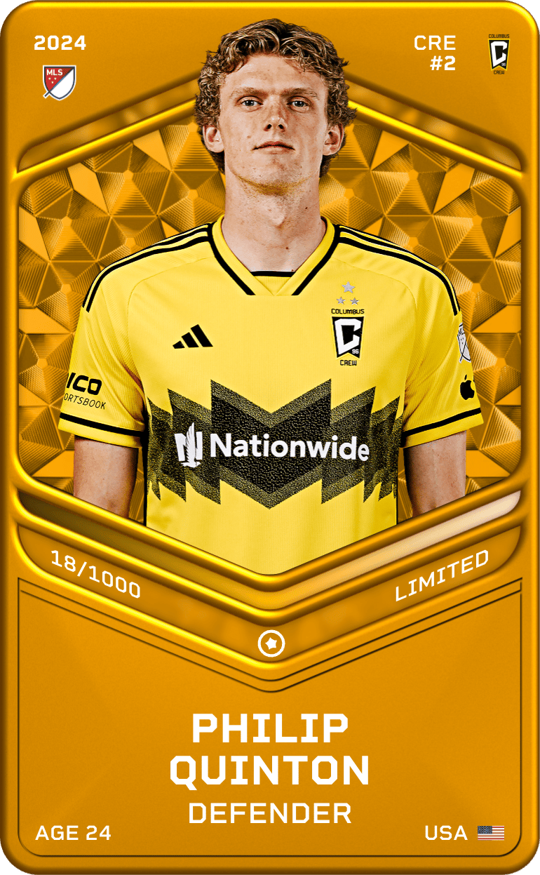 Philip Quinton 2024-25 • Limited 18/1000