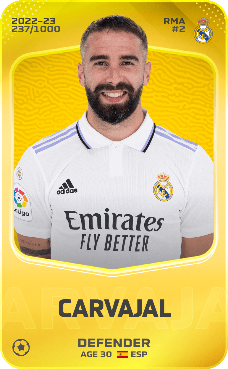 Carvajal 2022-23 • Limited 237/1000
