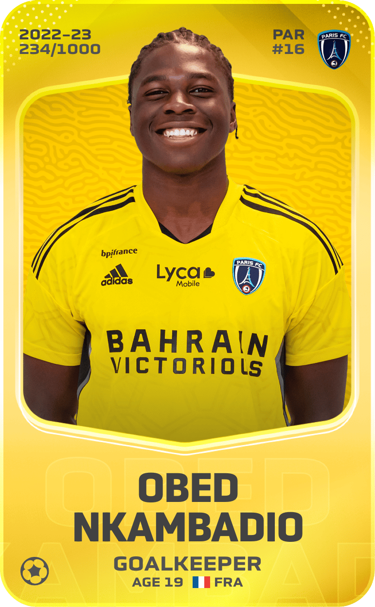 Obed Nkambadio 2022-23 • Limited 234/1000