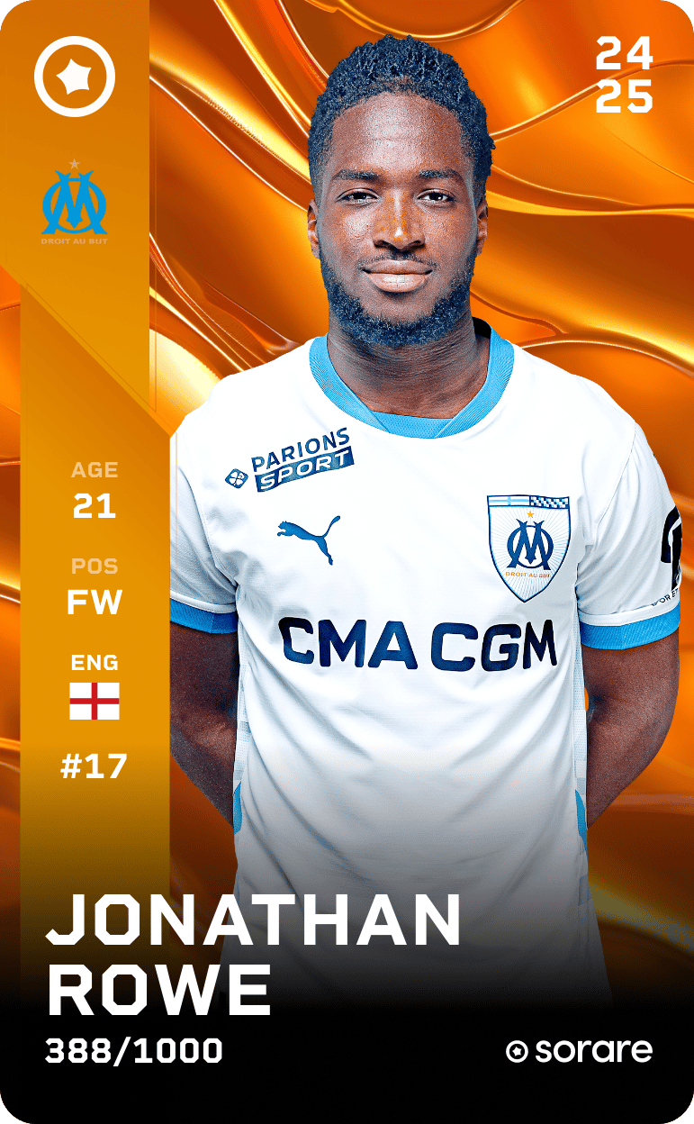 Jonathan Rowe 2024-25 • Limited 388/1000
