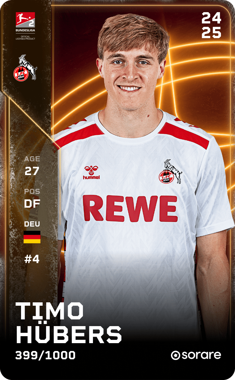 Timo Hübers 2024-25 • Limited 399/1000