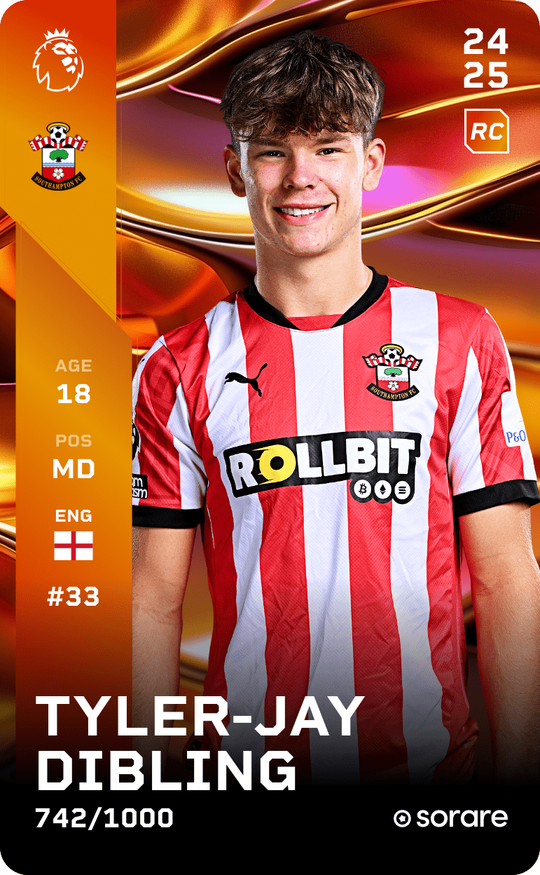 Tyler-Jay Dibling 2024-25 • Limited 742/1000