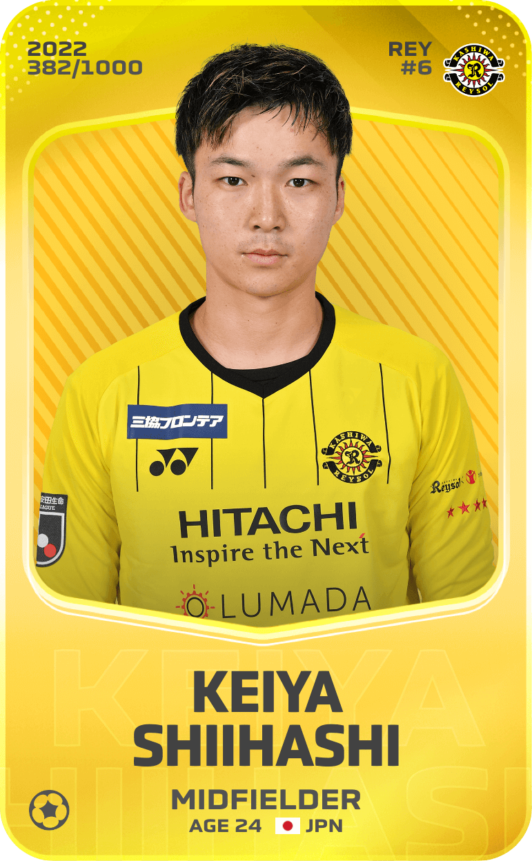 Keiya Shiihashi 2022-23 • Limited 382/1000