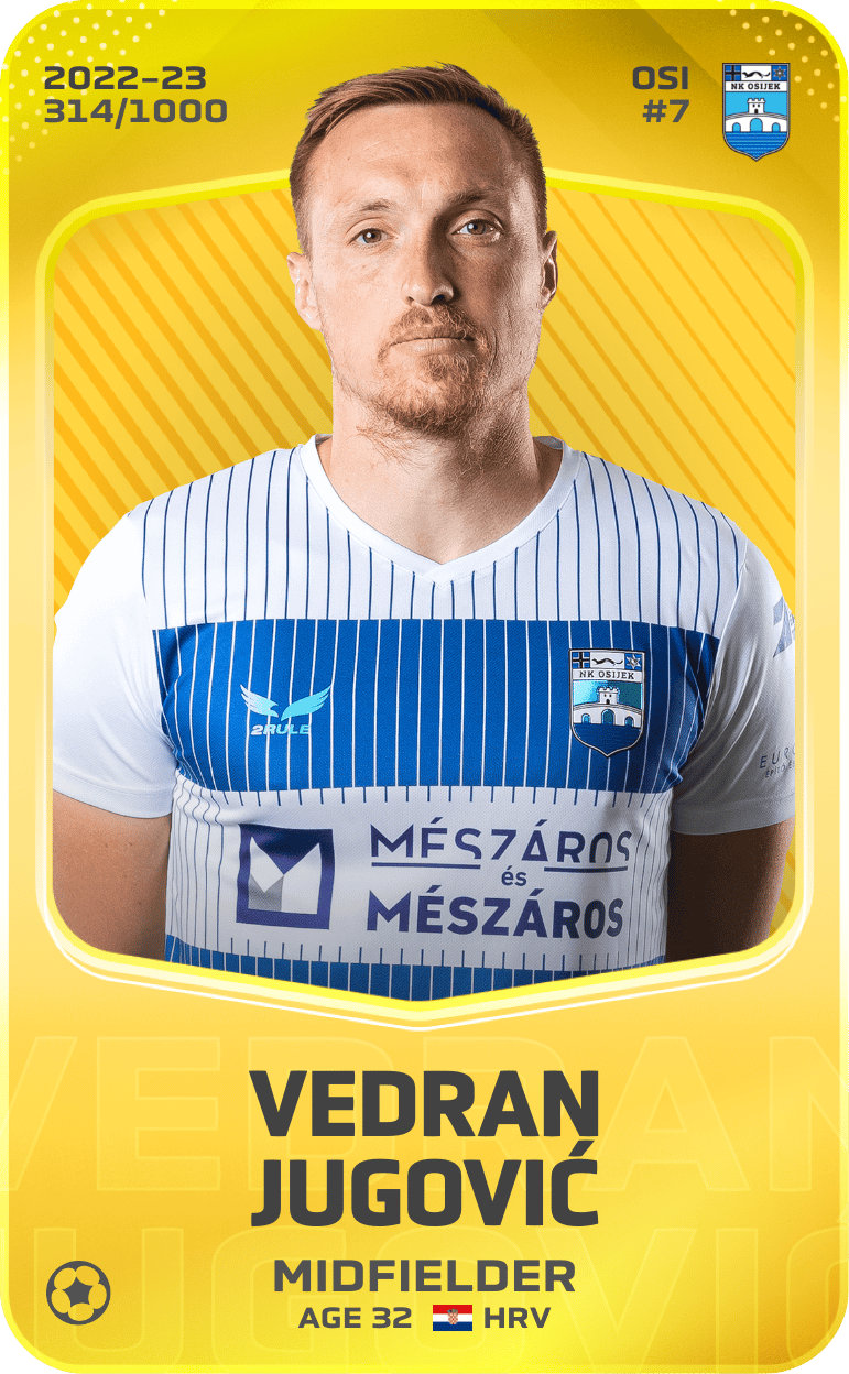 Vedran Jugović 2022-23 • Limited 314/1000