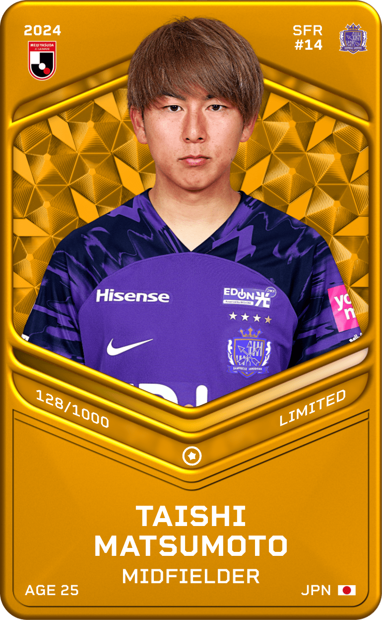 Taishi Matsumoto 2024-25 • Limited 128/1000