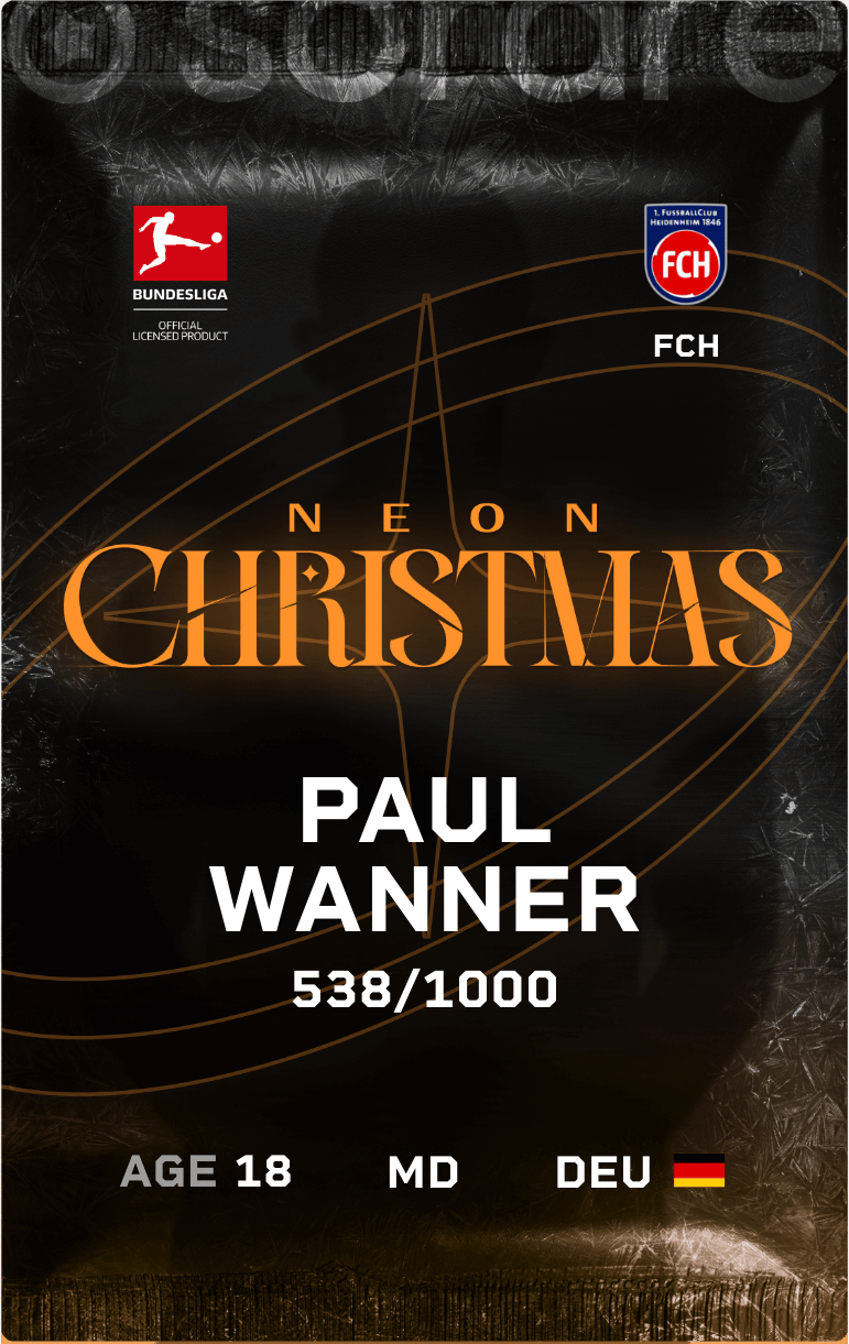 Paul Wanner 2024-25 • Limited 538/1000