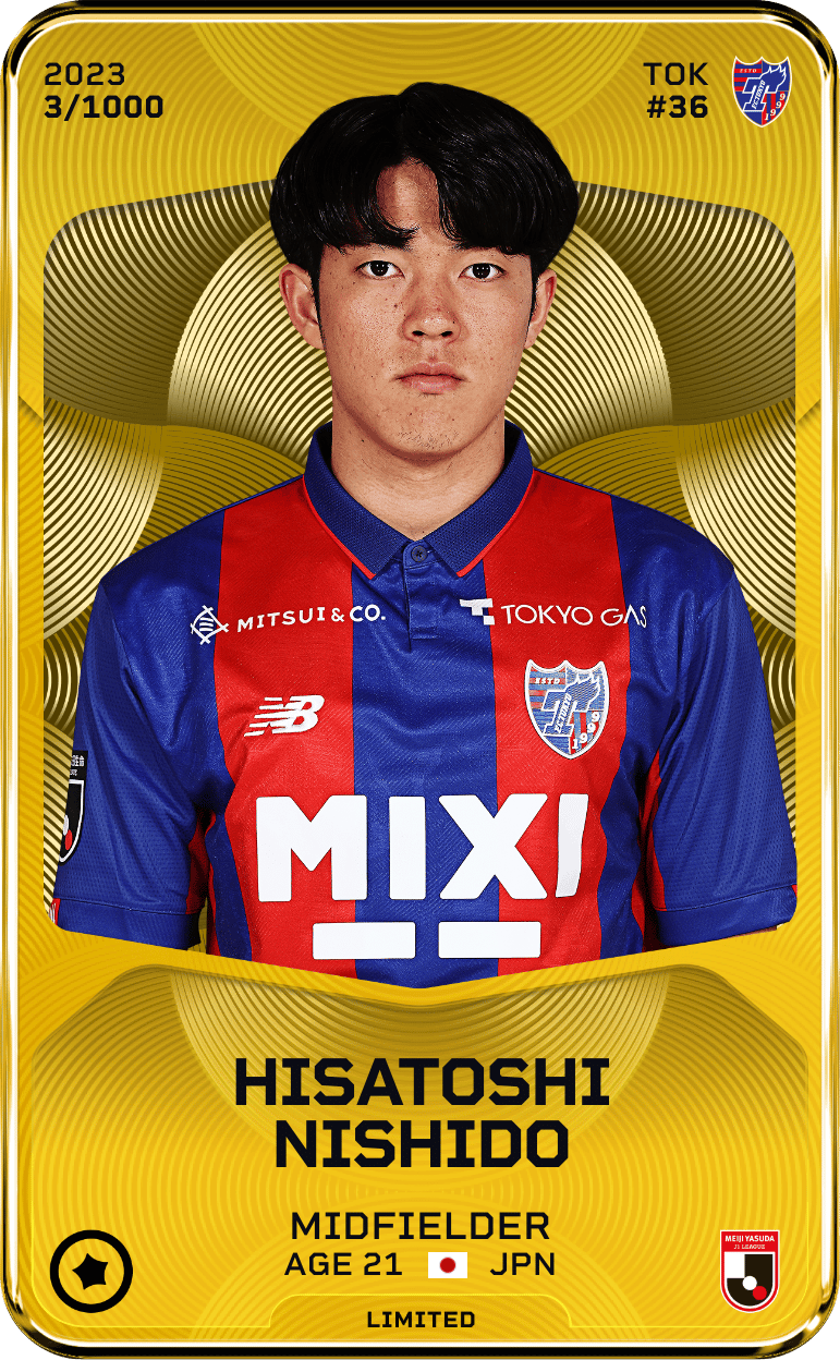 Hisatoshi Nishido 2023-24 • Limited 3/1000