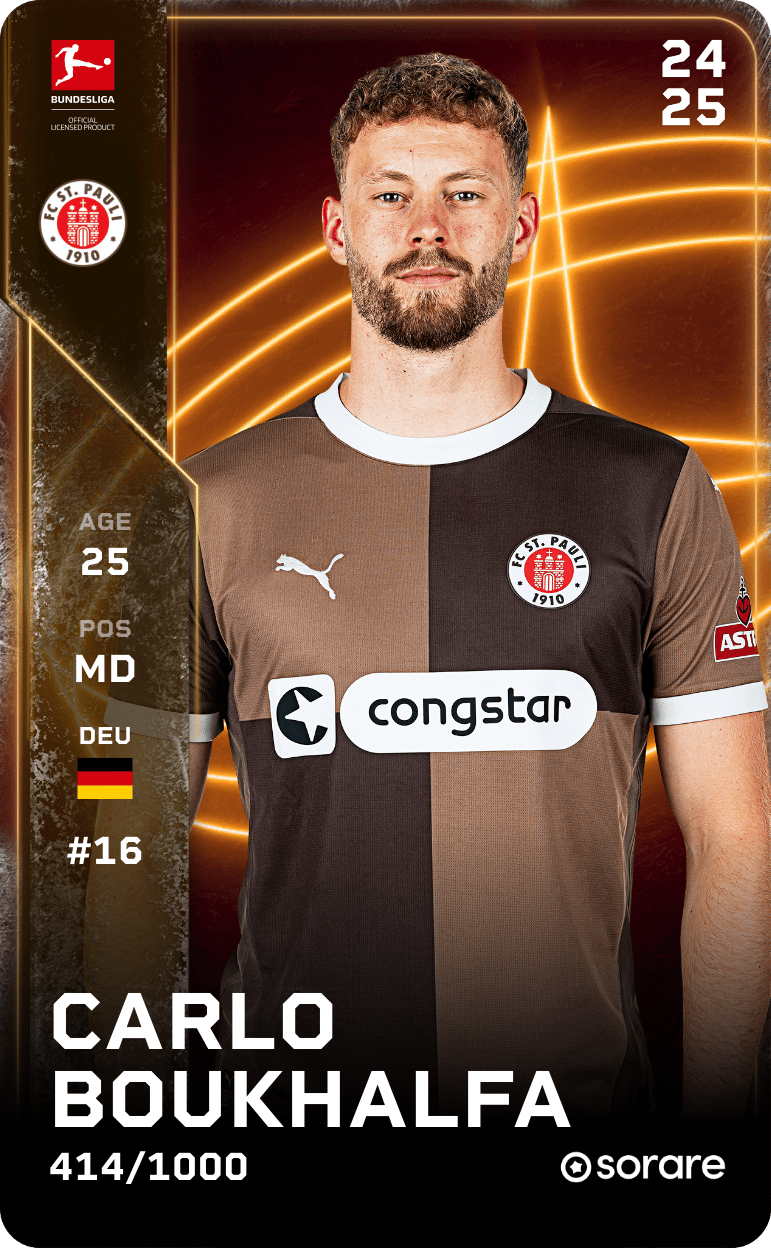 Carlo Boukhalfa 2024-25 • Limited 414/1000