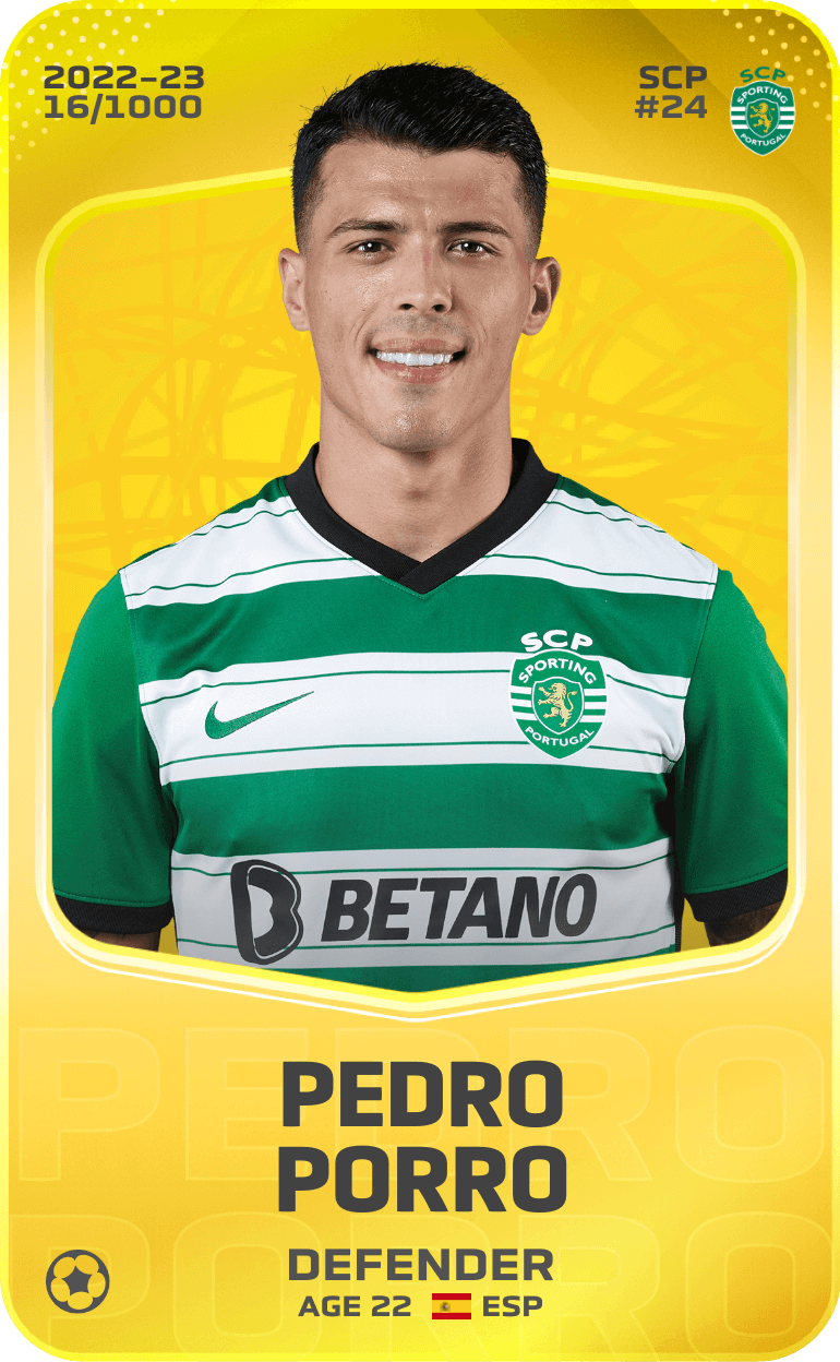 Pedro Porro 2022-23 • Limited 16/1000