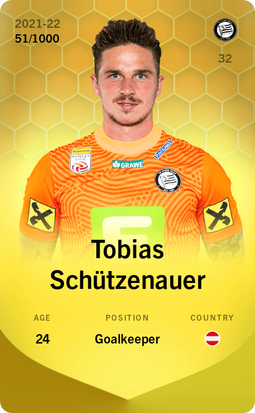 Tobias Schützenauer 2021-22 • Limited 51/1000