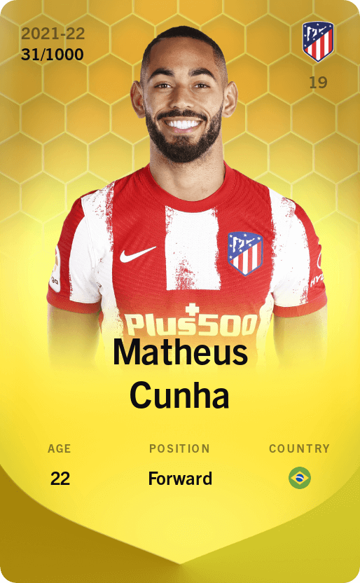 Matheus Cunha 2021-22 • Limited 31/1000