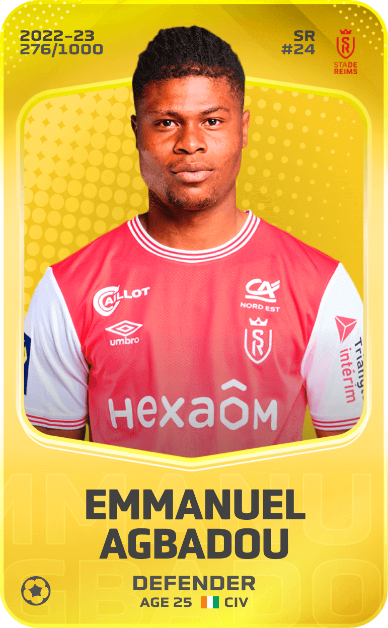 Emmanuel Agbadou 2022-23 • Limited 276/1000