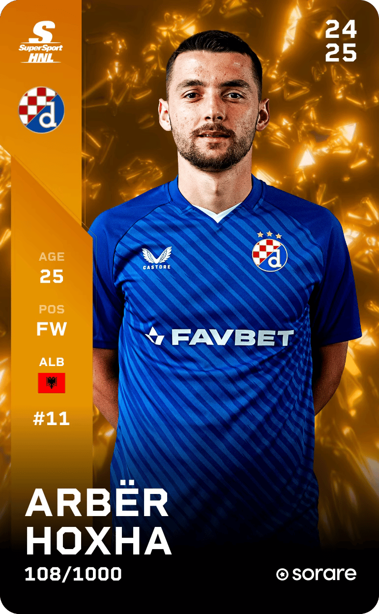 Arbër Hoxha 2024-25 • Limited 108/1000