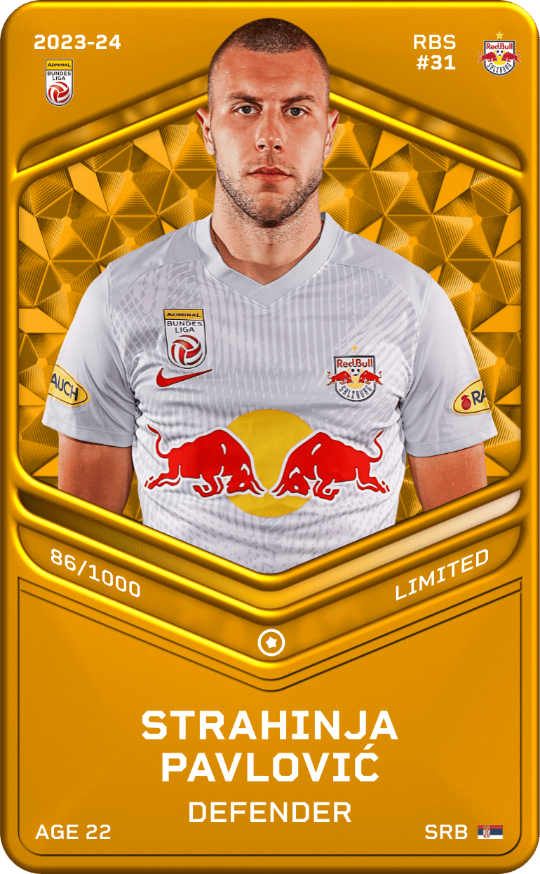 Strahinja Pavlović 2023-24 • Limited 86/1000