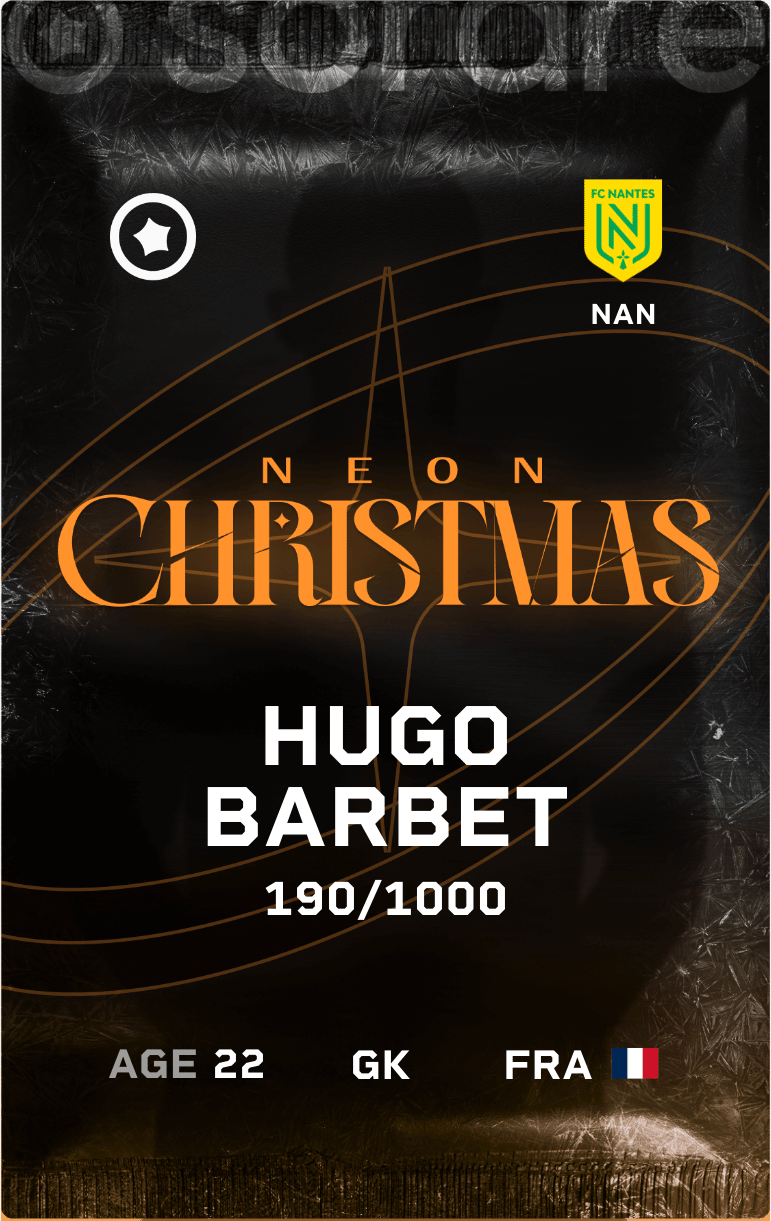 Hugo Barbet 2024-25 • Limited 190/1000