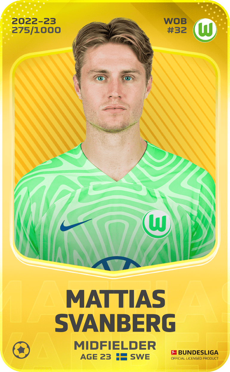 Mattias Svanberg 2022-23 • Limited 275/1000