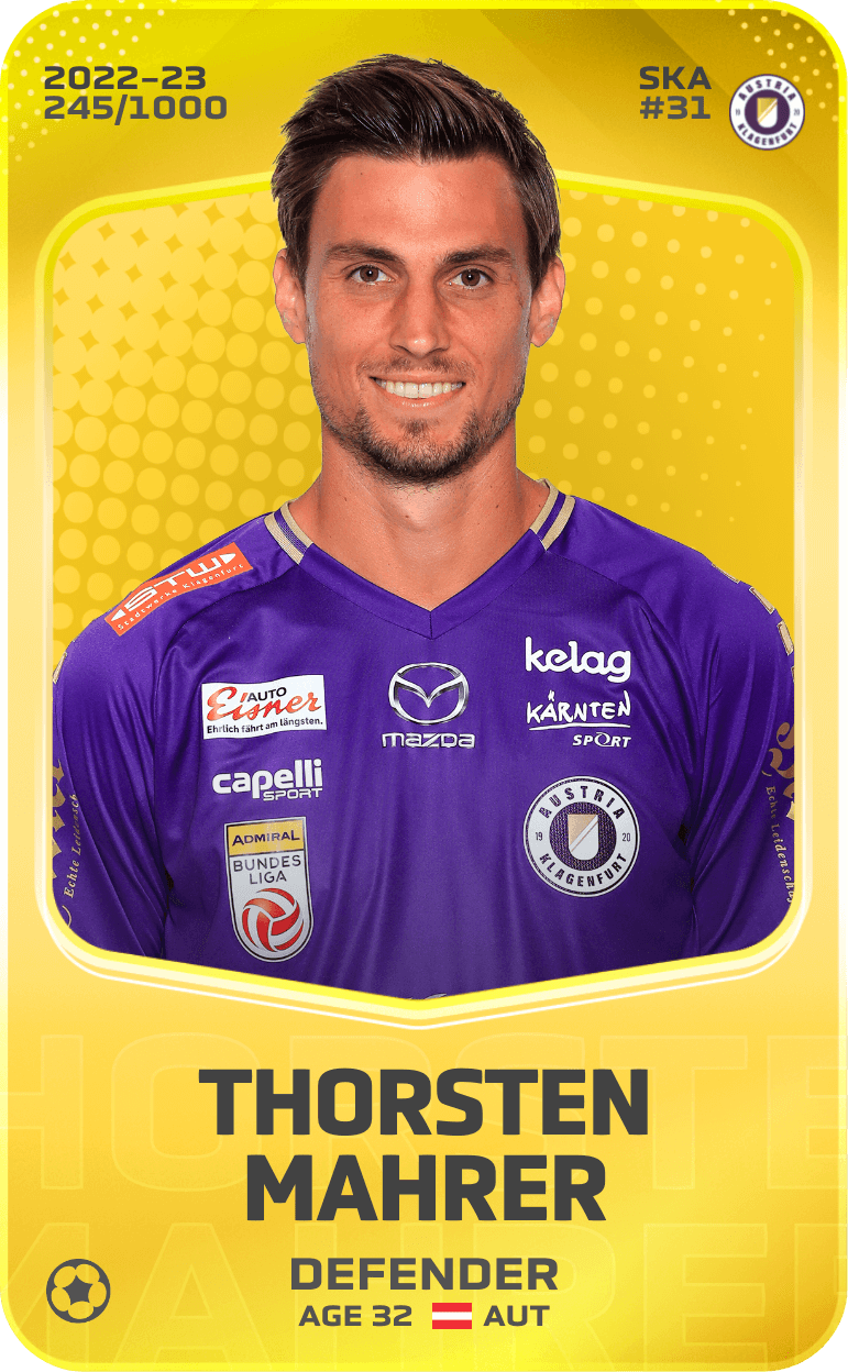 Thorsten Mahrer 2022-23 • Limited 245/1000