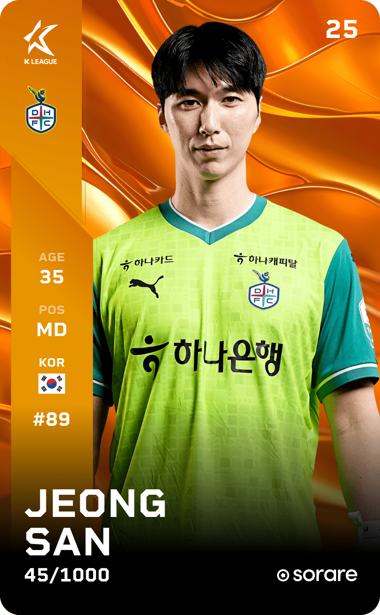 Jeong San 2025-26 • Limited 45/1000