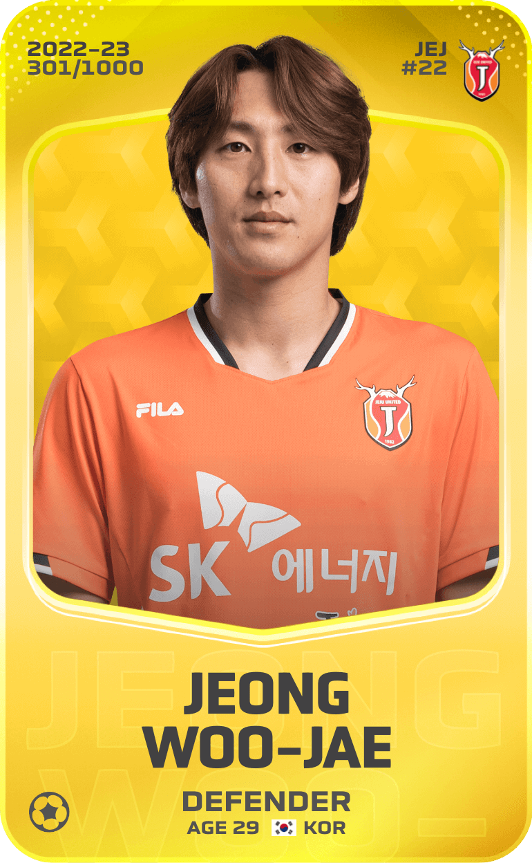 Jeong Woo-Jae 2022-23 • Limited 301/1000