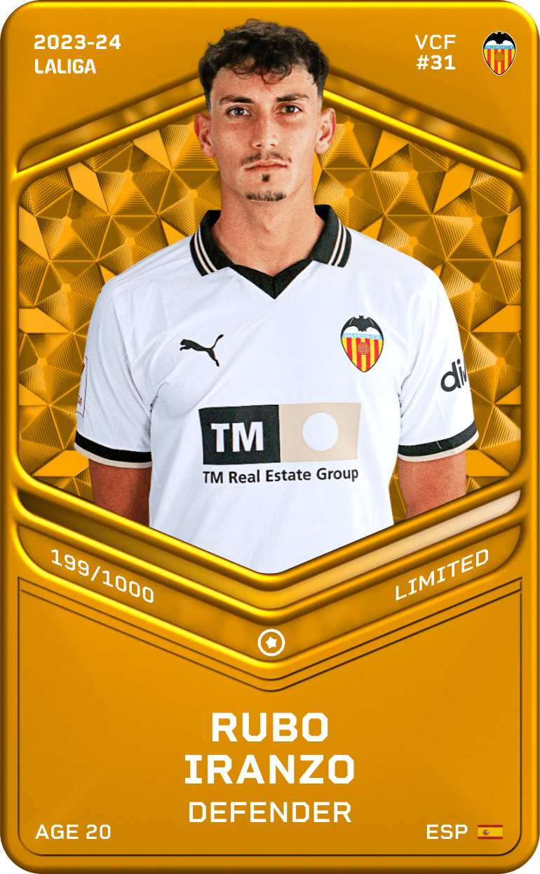 Rubo Iranzo 2023-24 • Limited 199/1000