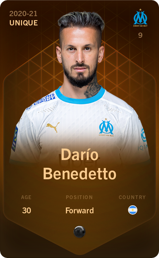 Sorare - Sorare Official - Darío Benedetto 2020-21 • Unique - NFT # 106184356322457089154018379983777729646611771242177394548814072853546198224981