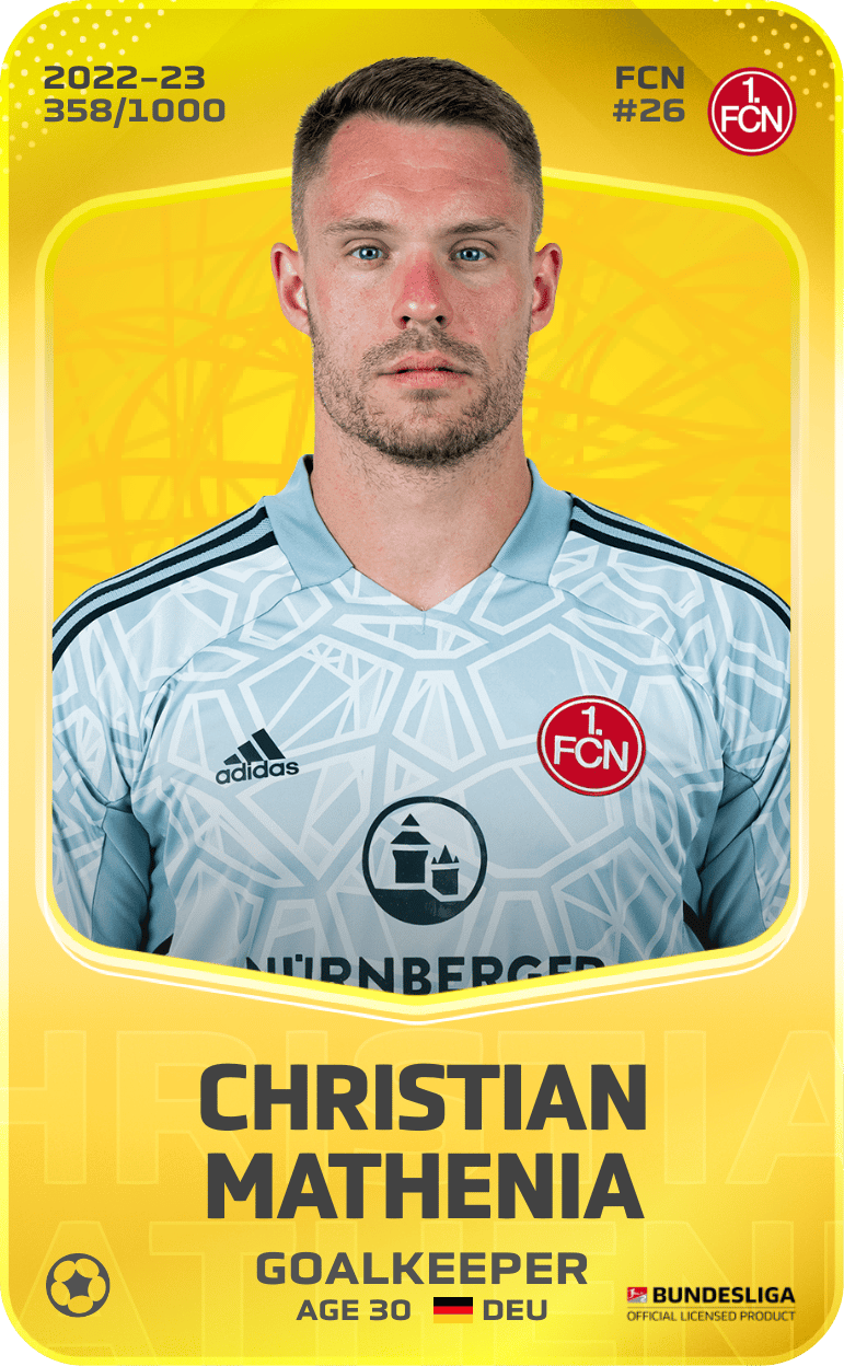 Christian Mathenia 2022-23 • Limited 358/1000