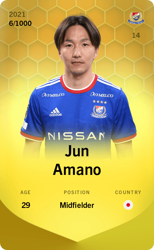 Jun Amano 2021-22 • Limited 6/1000