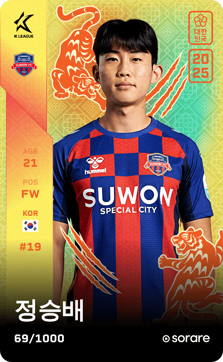 Jung Seung-Bae 2025-26 • Limited 69/1000