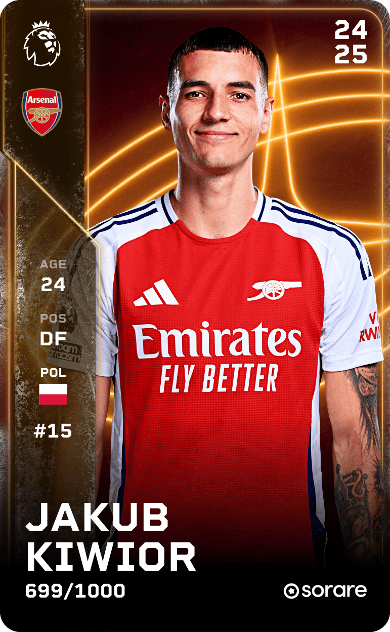 Jakub Kiwior 2024-25 • Limited 699/1000